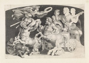 Camee bir araya geldi de triomf van Germanicus en Agrippina Pietro Paolo Rubenius