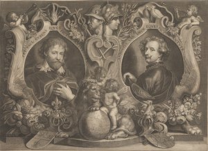 Paulus Pontius - Antonius Van Dyck Eques ve Peter Paul Rubens Eques - Google Art Project