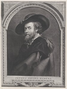 46 yaşındaki Peter Paul Rubens'in portresi, 1630., 1630. by Paulus Pontius