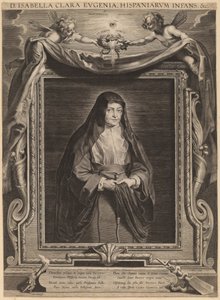 Isabella Clara Eugenia, İspanya İnfantası by Paulus Pontius, after Sir Peter Paul Rubens