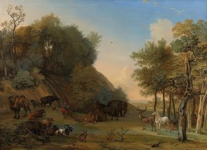 Orpheus ve hayvanlar. 1650