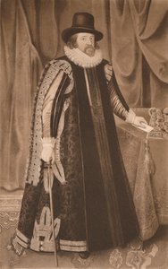 Francis Bacon, Vikont St. Albans, c1600, 1904 by Paulus van Somer