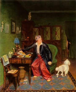 Bir Aristokrat Kahvaltı Yapar veya Karnına İpek ve İçeride Hiçbir Şey Yok, 1849-1850, 1965.