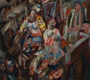 Doğu ve Batı, 1912-1913 by Pavel Nikolayevich Filonov