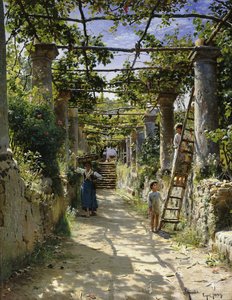 Bir İtalyan Pergolasının Gölgesinde, Anacapri