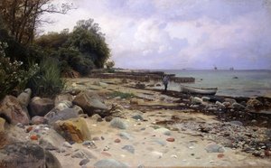 Denize Bakmak by Peder Monsted