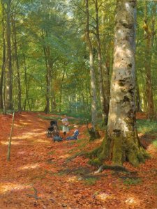 P.Mönsted, Orman temizliğinde by Peder Monsted