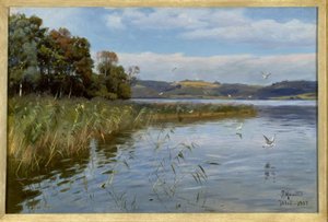 gölde yaz günü by Peder Monsted