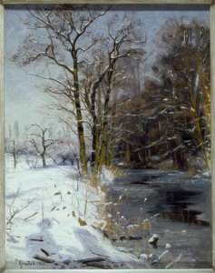 güneşli kış günü by Peder Monsted