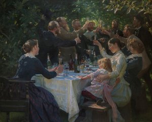 Kalça, Kalça, Yaşasın!, 1888. by Peder Severin Krøyer