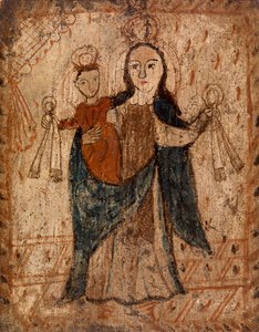 Our Lady of Mount Carmel, c. 1749-1831 (ahşap panel üzerine su bazlı boya)