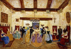 Koloni Toplantısı; Reunion Koloni by Pedro Figari
