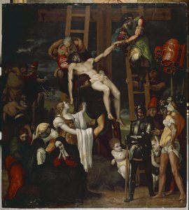 Haçtan İniş.(panelde yağ by Pedro Machuca