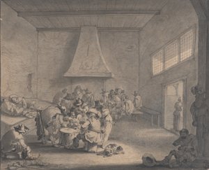 Muhafız Odası Sahnesi, yaklaşık 1700.