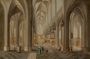 Anvers Katedrali, c. 16501655. by Peeter Neeffs the Elder