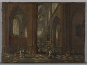 Kilise İç by Peeter Neeffs the Elder