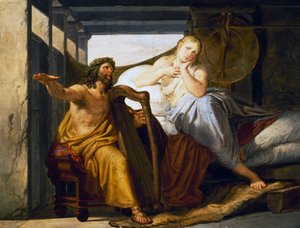 Ossian ve Malvina by Pelagio Palagi