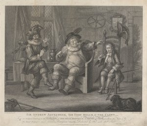 Sör Andrew Aguecheek, Sör Toby Belch ve Palyaço - "Onikinci Gece", Perde II, Sahne III