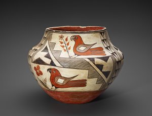 Papağanlı Kavanoz (Olla) by People Acoma