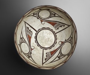 Geometrik Desenli Hamur Kasesi by People Zuni