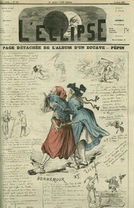 Bir Zouave albümünün Detachee sayfası. 14 Ağustos
