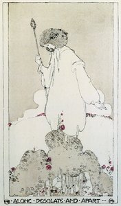 John Keats'in Ölümü Üzerine Elegy Adonais adlı şiir için illüstrasyon by Percy Bysshe Shelley