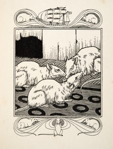 Evlatlık Görevi, A Hundred Anecdotes of Animals, pub. 1924 (gravür) by Percy J. Billingshurst
