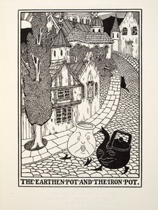 Toprak Çömlek ve Demir Çömlek, Fontaine Fables, pub