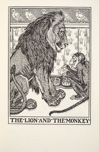 Aslan ve Maymun, Fontaine Fables, pub