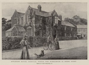 Balayının geçirildiği Appleton House, Norfolk by Percy Macquoid