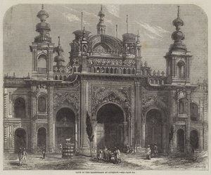 Lucknow'daki Kaiserbagh Kapısı by Percy Macquoid