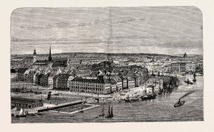 Stockholm, İsveç (gravür)