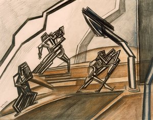 Savaş No.2. by Percy Wyndham Lewis