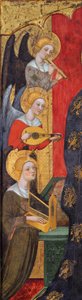 Müzik Çalan Meleklerle Madonna Ayrıntı, yaklaşık 1380