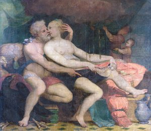 Jüpiter ve Danae, yaklaşık 1533-1534.