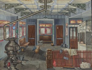 El İstasyonu İç Mekan by Perkins Harnly