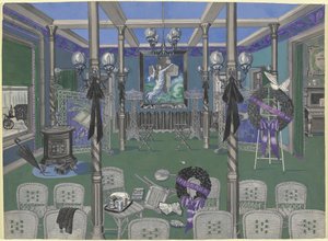 Cenaze Salonu, 1895-1920 by Perkins Harnly
