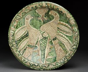 Çanak, 13-14. yüzyıl (toprak çanak çömlek) by Persian School