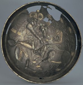 Sasani hanedanı (226-651) (yaldızlı gümüş) Prens Varahran