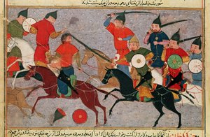 Ms Pers.113 f.49 Cengiz Han (c.1162-1227), Raşid-al-Din