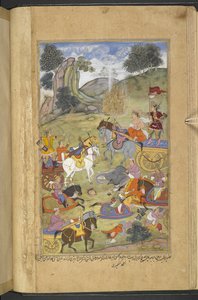 Or.12076 f.23v Tanrı Agni, kayınpederi Raja Niladhvaja Malwa