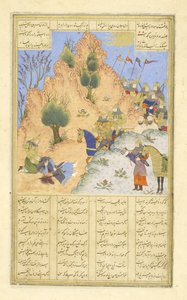 Farsça 239 fol.313b Iskandar ölmekte olan Dır
