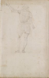 Vaftizci Yahya için çalışma. Verso: Bir Göz, 15. yüzyılın sonu ile 16. yüzyılın başları by Perugino