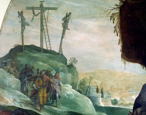 Calvary, Peter Candid (1548-1628) tarafından yazılan Haçtan Çökeltme'den detay, tuval üzerine yağlı boya, 294x177 cm by Peter (1548 1628) Candid