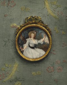 Bilinmeyen bir kadının portresi by Peter Adolf Hall
