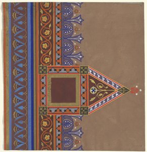 Brooklyn Kütüphanesi için dekor tasarımı, 1868-69