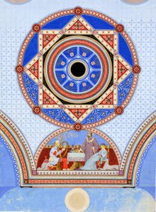 Ottawa Opera Binası, Ottawa, Illinois, Duvar Şablonu Tasarımı, c. 1875.