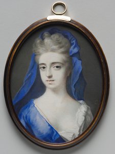Mavili Kadın Portresi, c. 1700.