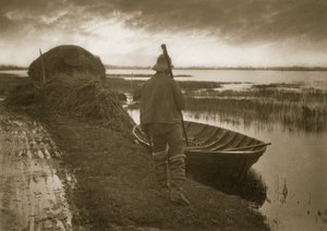 Marsh Man, Schoof-malzemelerini kesmeye giderken, 1886 dolayları by Peter Emerson und Thomas Goodall