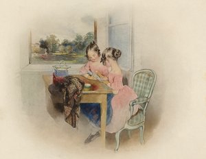 Lihtenştayn Prensesleri Marie ve Carolina by Peter Fendi